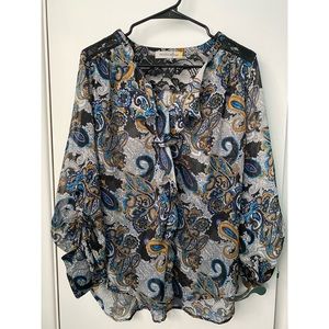 Multi Coloured Paisley Top